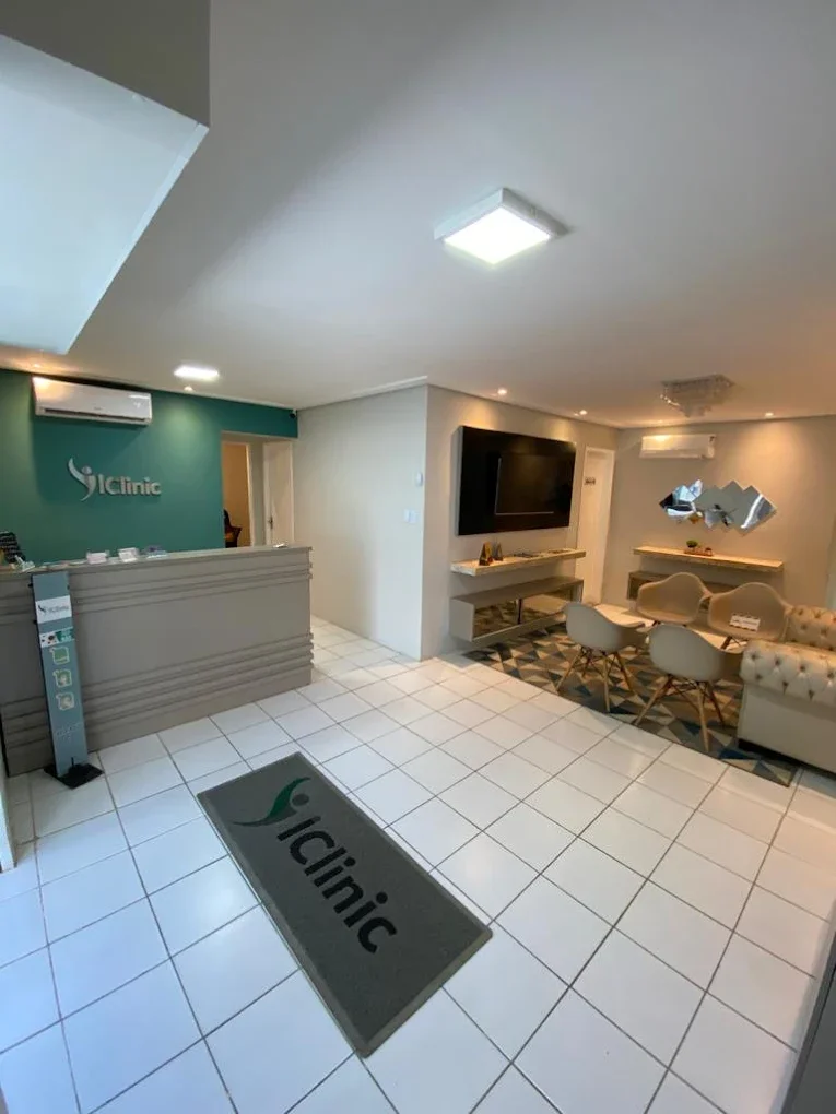Recepção da iClinic Fortaleza