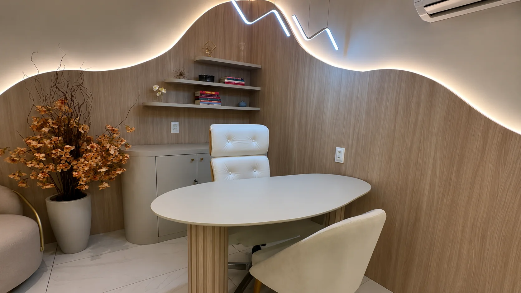 Sala de atendimento premium da iClinic Fortaleza